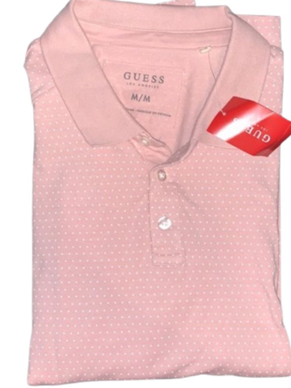 GUESS Men's Short Sleeve Whitney Polo M